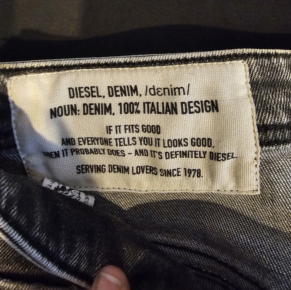 Vintage Diesel Denim, Larkee, Faded Black, 32Wx32L